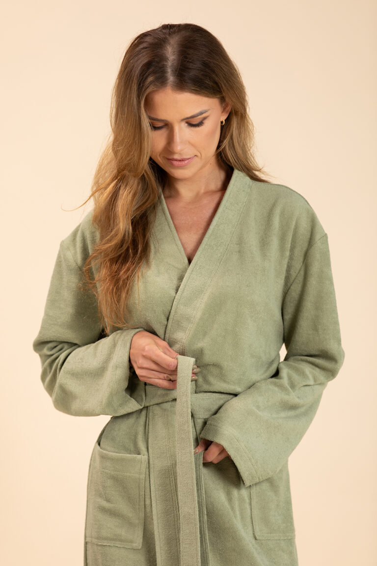 Naiste hommikumantel Roheline